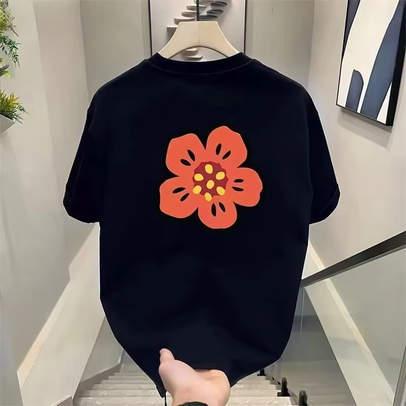 2026年カートゥーンフラワーTシャツ メンズコットンTシャ - Streetwear Brand With Flowers のレビューと価格