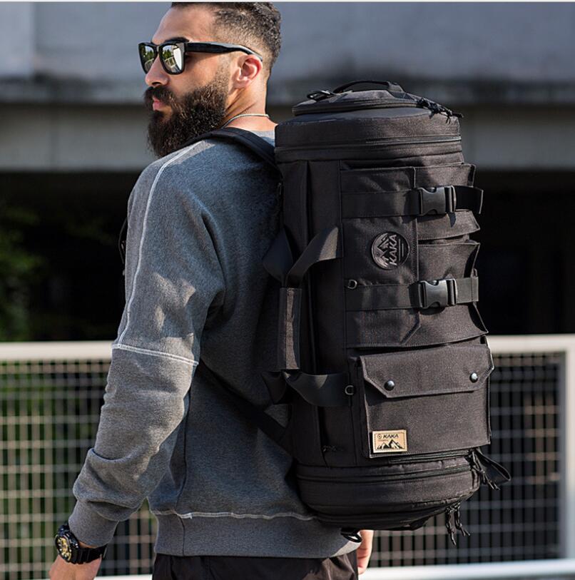 カカブランド新男性旅行のバックパック男性オックスフォード旅行 - Streetwear Brand Backpack のレビューと価格