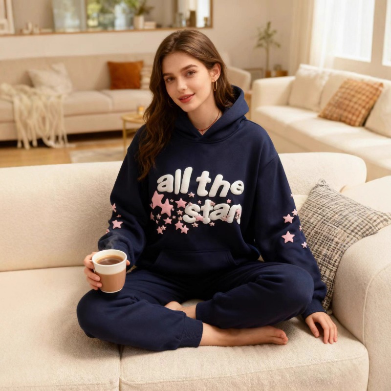 新作レターフォームプリントダイヤモンド装飾スウェットシャツ　 - Streetwear Brand Drops のレビューと価格